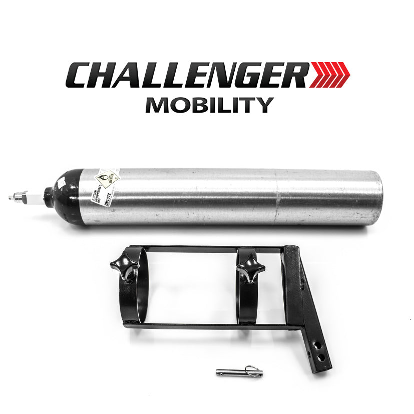 Challenger Mobility Oxygen Tank Holder for Scooters and Power Wheelchairs