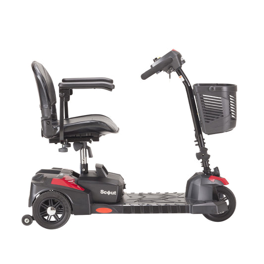 Drive Scout Compact 3 Wheel Travel Mobility Scooter