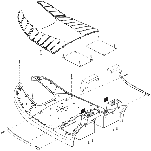 Pride - SHROUD ASSY FRONT BODY CANDY APPLE RED 3 WHEEL