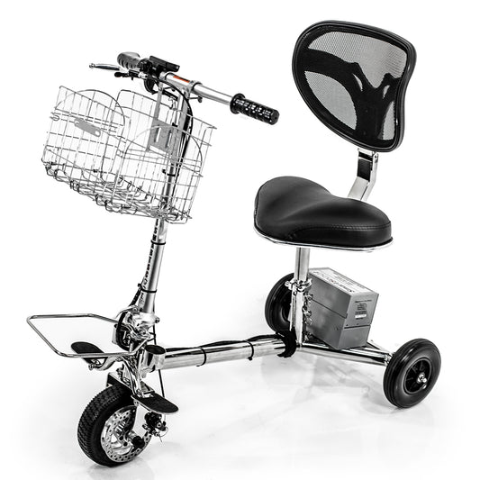 SmartScoot Lightweight Foldable Travel Mobility Scooter Open Box Returns Model