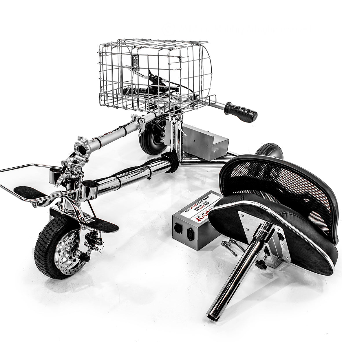 SmartScoot Lightweight Foldable Travel Mobility Scooter Open Box Returns Model