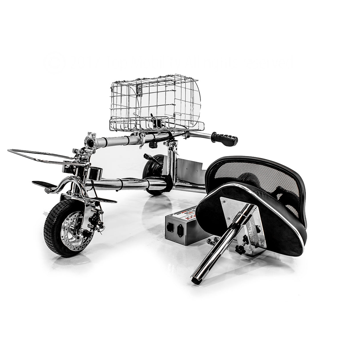 SmartScoot Lightweight Foldable Travel Mobility Scooter Open Box Returns Model