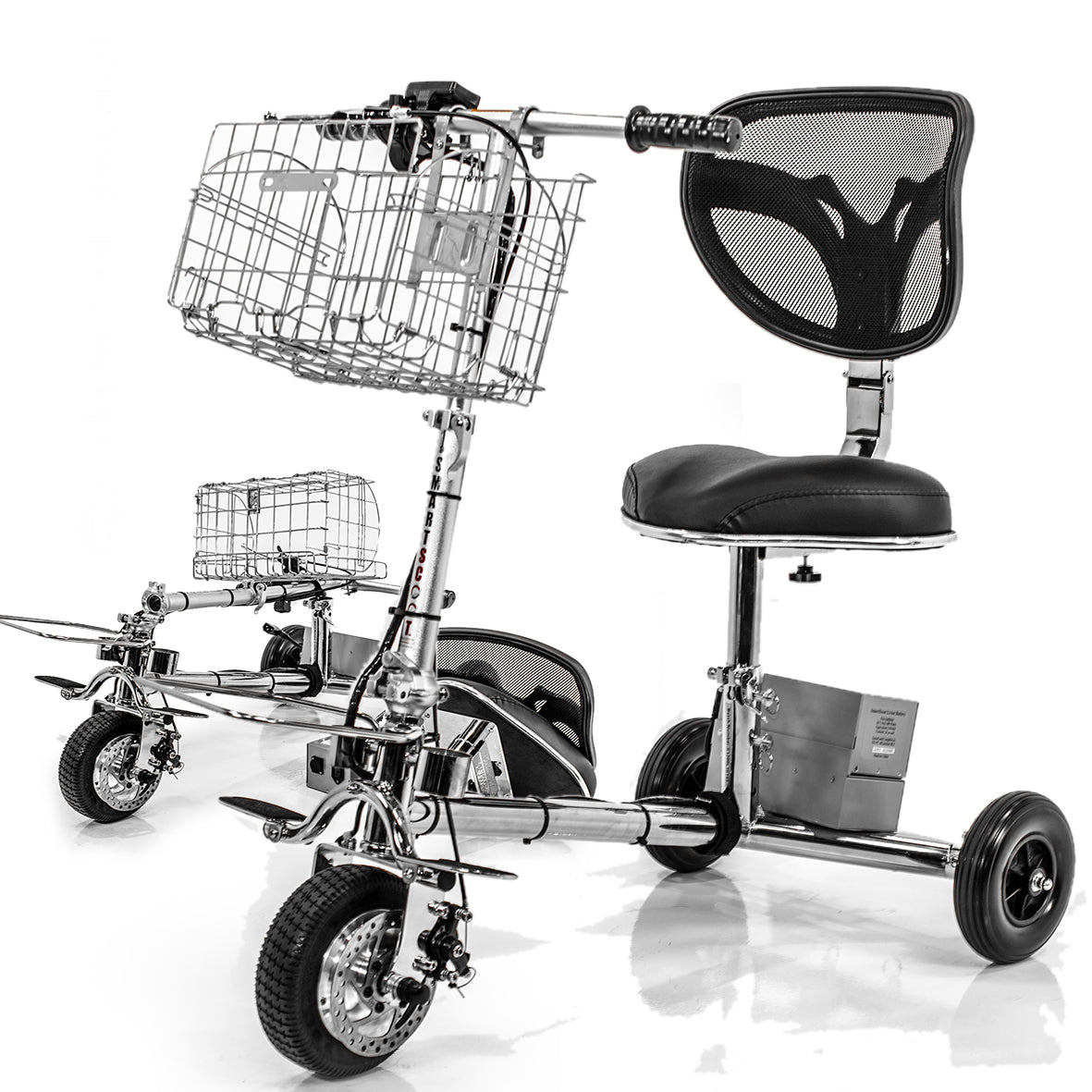 SmartScoot Lightweight Foldable Travel Mobility Scooter Open Box Returns Model