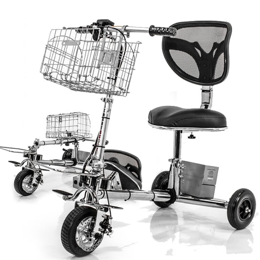 SmartScoot Lightweight Foldable Travel Mobility Scooter Open Box Returns Model