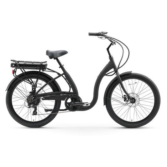 sixthreezero Simple Step-Thru Men's 7-Speed 500W Electric Bicycle