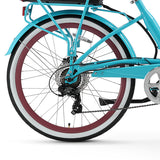 sixthreezero Simple Step-Thru Women's 7-Speed 500W Electric Bicycle