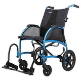 Strongback Ergonomic Transport Wheelchair-1012AB-20-Open Box Return
