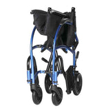 Strongback Ergonomic Transport Wheelchair-1012AB-20-Open Box Return