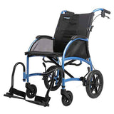 Strongback Ergonomic Transport Wheelchair-1012AB-20-Open Box Return