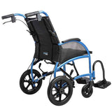 Strongback Ergonomic Transport Wheelchair-1012AB-20-Open Box Return