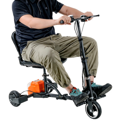 SuperHandy Passport 3 Wheel Travel Folding Mobility Scooter