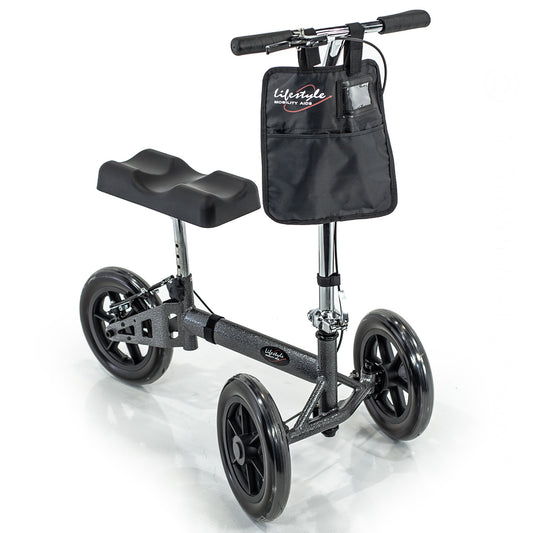 Rhythm Healthcare-KN1000-4-Wheel Knee Walker with tote bag