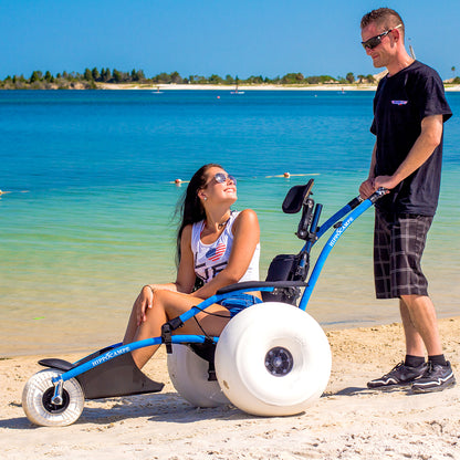 Hippocampe Lightweight Foldable Beach Wheelchair
