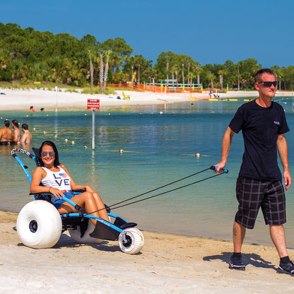 Hippocampe Lightweight Foldable Beach Wheelchair