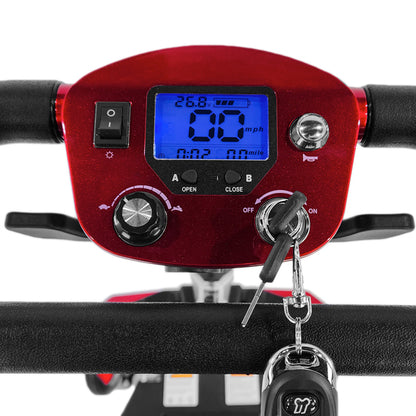 Enhance Mobility S3021 Transformer 2 Automatic Folding Travel Mobility Scooter
