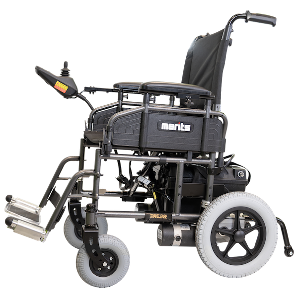 Merits Travel Ease P101 Folding Power Travel Wheelchair
