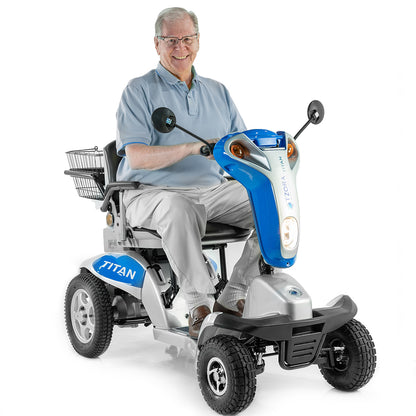 Scooter de mobilité pliable à 4 roues Tzora Titan 4 XL