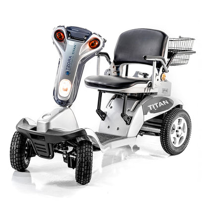 Scooter de mobilité pliable à 4 roues Tzora Titan 4 XL