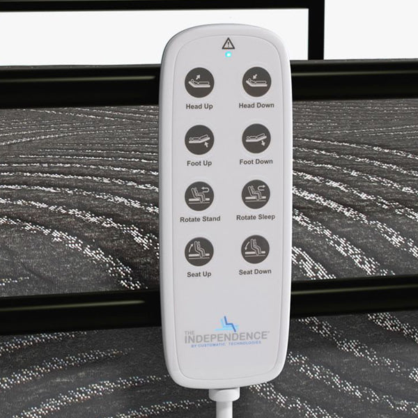 Journey Health and Lifestyle Upbed Independence-4 in 1 motorized lift bed with 90 degree Rotation