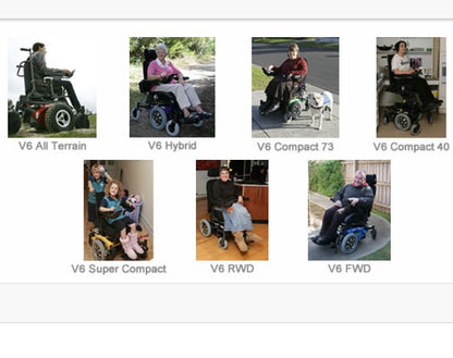 V6 Frontier Off Road Heavy Duty Electric Wheelchair