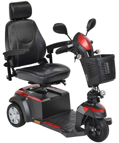 Drive Ventura DLX-320CS-3-Wheel Power Mid-Size Mobility Scooter Open Box Returns Showroom Model