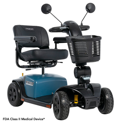 Pride Victory 10 Platinum 4-Wheel Power Mobility Scooter with EZ Turn Technology (SC710PLA)