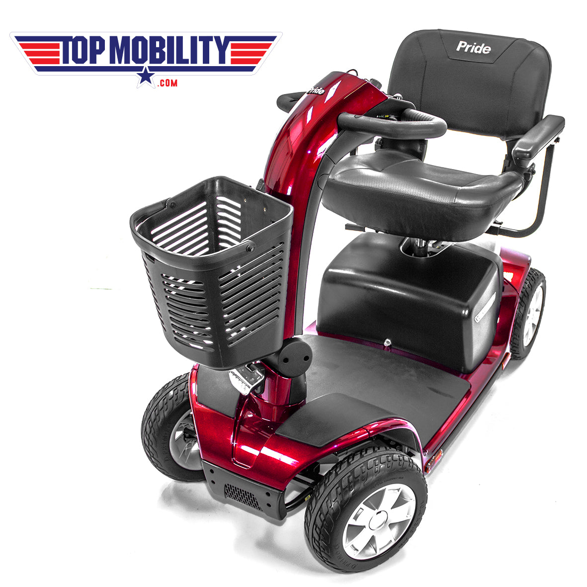 Pride SC710 Victory 10 4-Wheel Power Mobility Scooter with EZ Turn Technology