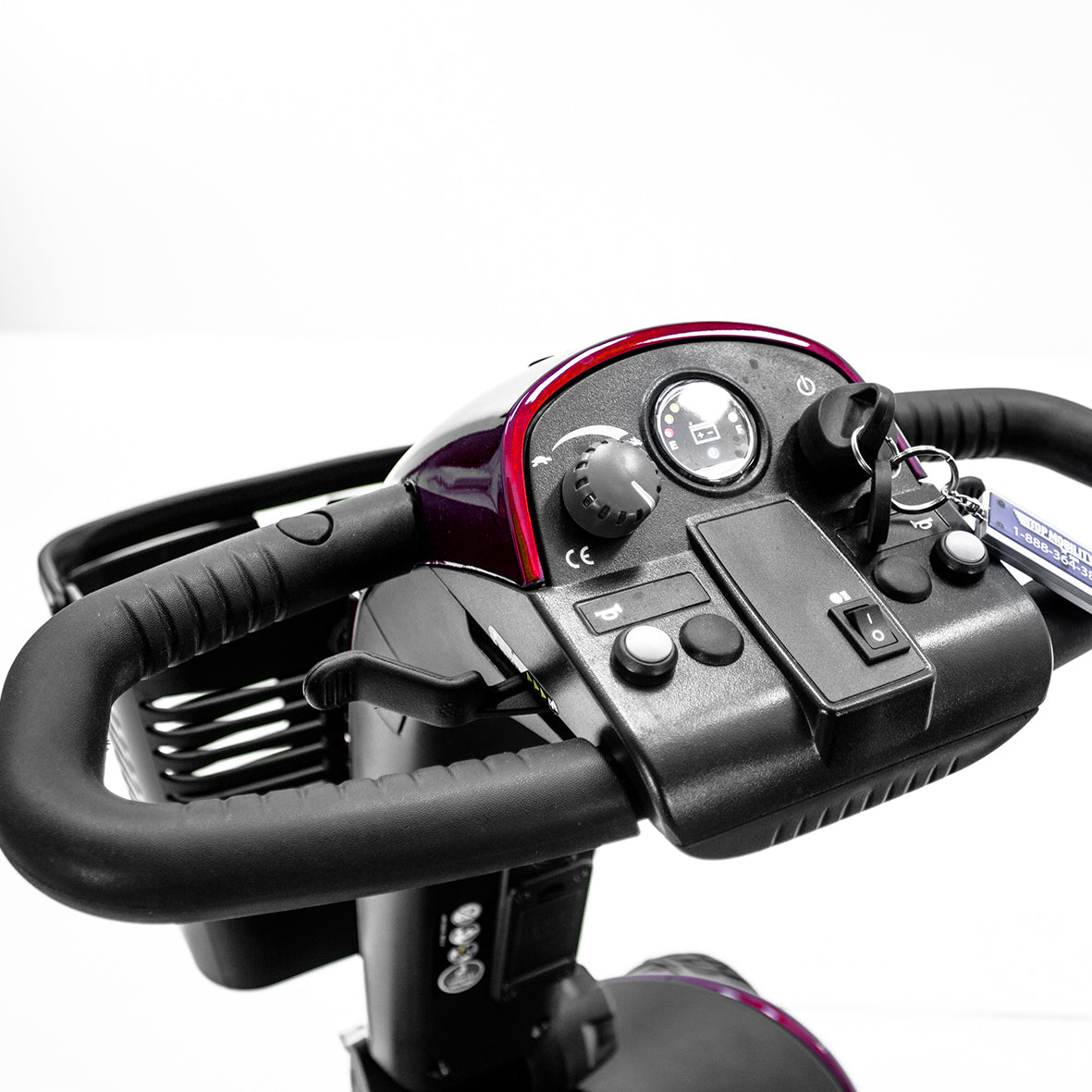 Pride SC710 Victory 10 4-Wheel Power Mobility Scooter with EZ Turn Technology
