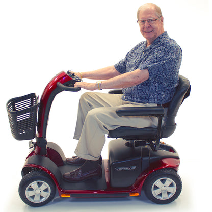 Pride SC710 Victory 10 4-Wheel Power Mobility Scooter with EZ Turn Technology