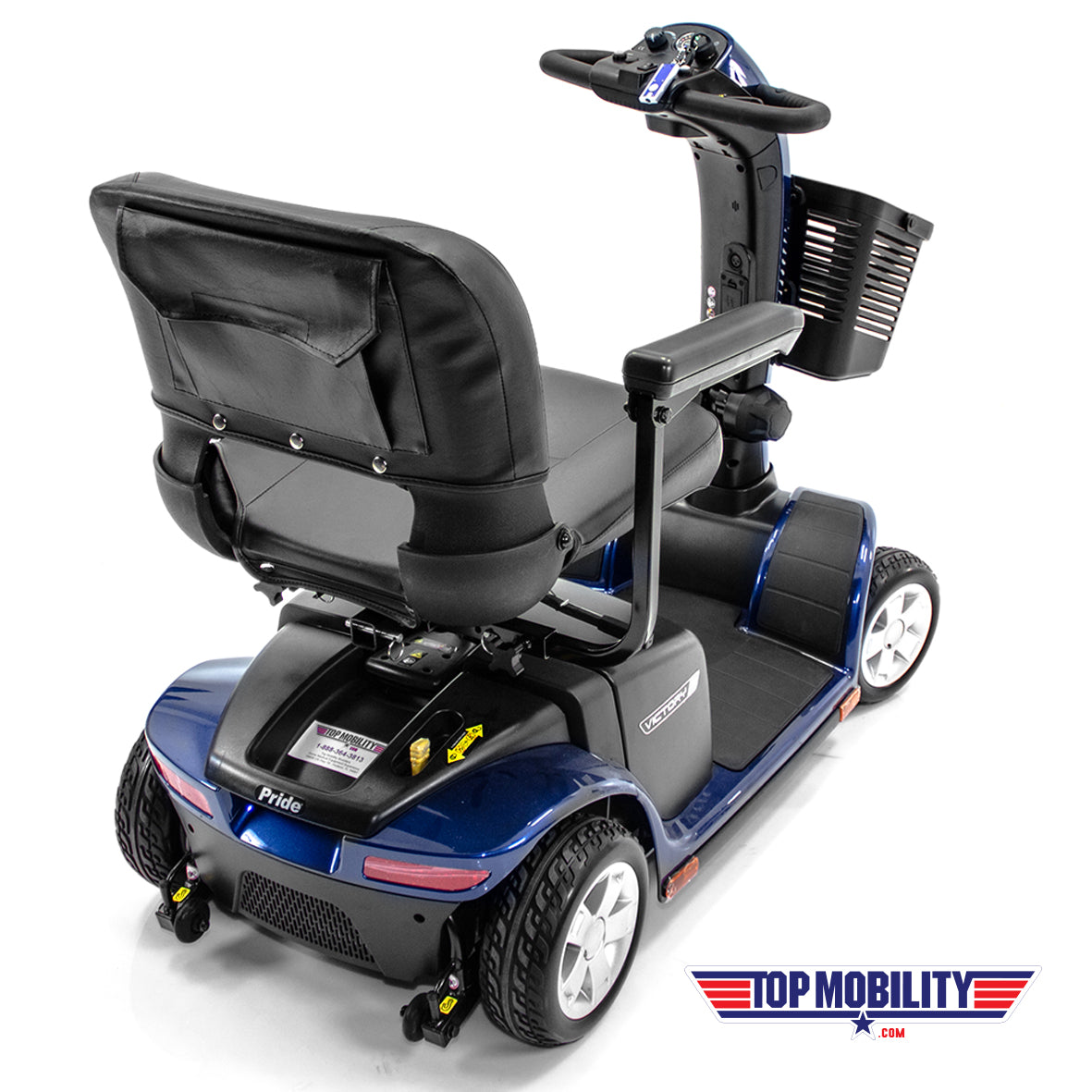 Pride SC710 Victory 10 4-Wheel Power Mobility Scooter with EZ Turn Technology