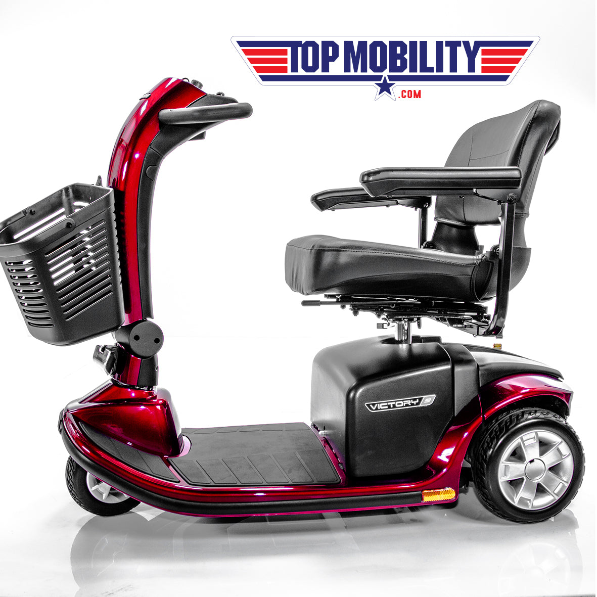 Pride SC609 Victory 9-3 Wheel Power Mobility Scooter