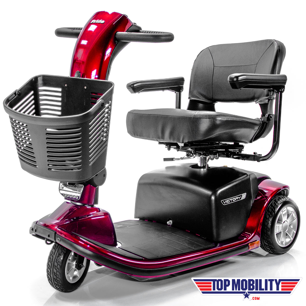 Pride SC609 Victory 9-3 Wheel Power Mobility Scooter