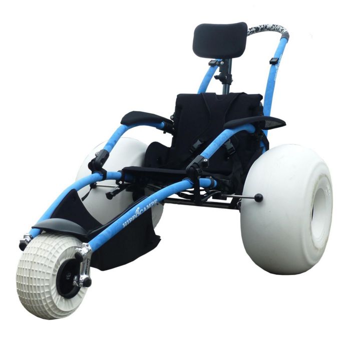 Hippocampe Lightweight Foldable Beach Wheelchair