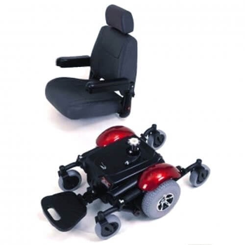 Merits® P326A-Vision Sport Mid-Wheel Drive Power Wheelchair