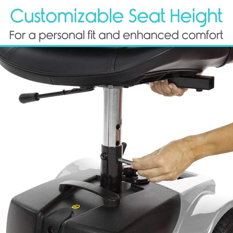 Vive Health 3-Wheel Lightweight Travel Mobility Scooter