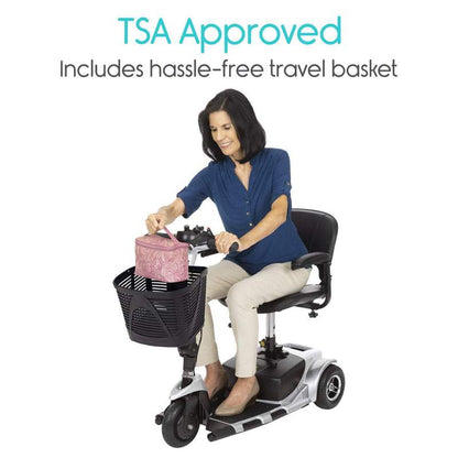 Vive Health 3-Wheel Lightweight Travel Mobility Scooter
