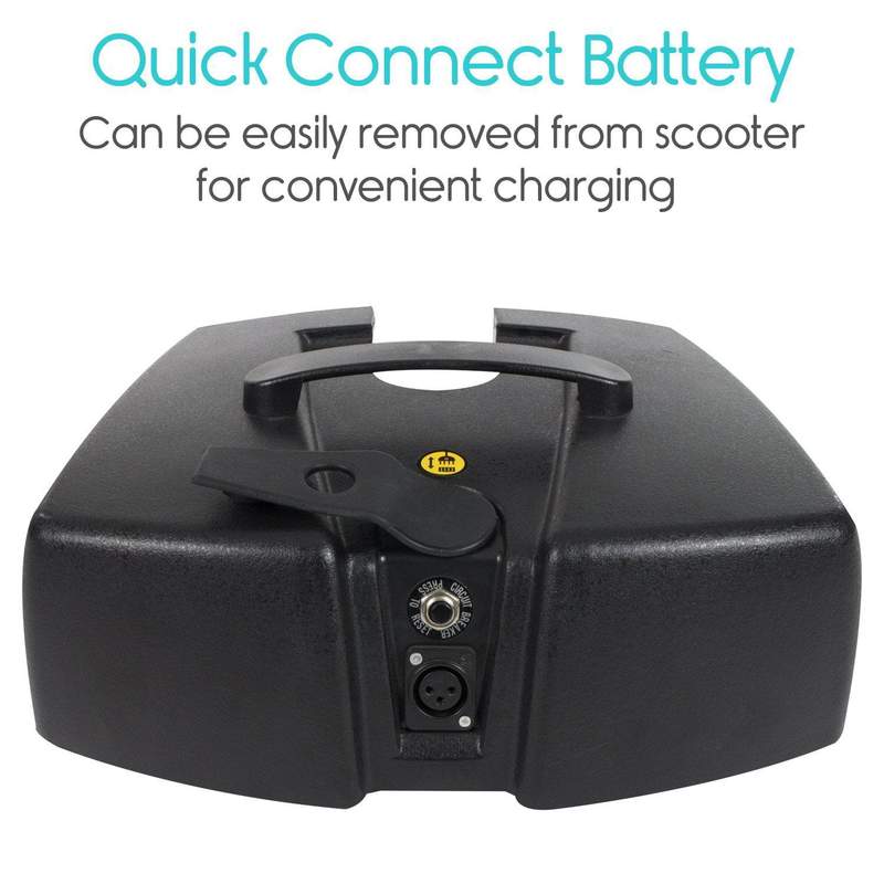 Vive Health 3-Wheel Lightweight Travel Mobility Scooter