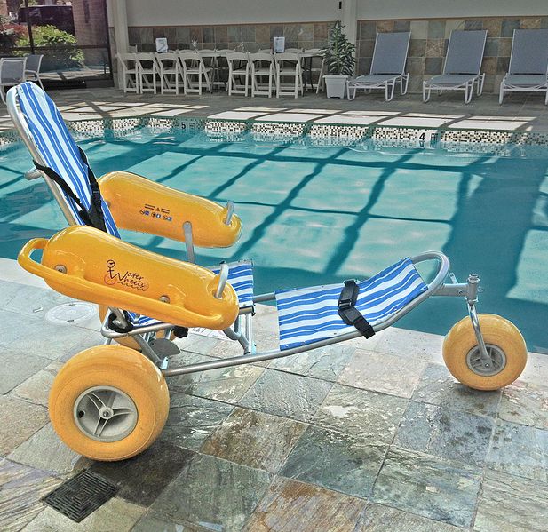 WaterWheels by Access Rec Floating Beach Wheelchair
