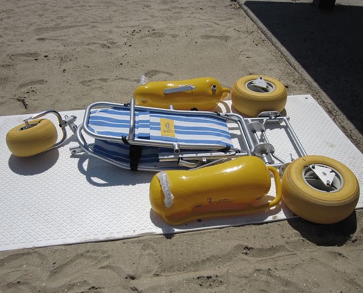 WaterWheels by Access Rec Floating Beach Wheelchair