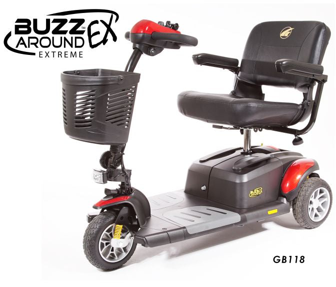 Golden GB118 Buzzaround EX 3-Wheel Travel Mobility Scooter