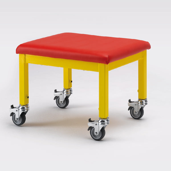 Taburete con ruedas de altura ajustable Smirthwaite