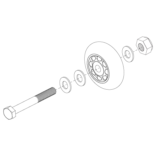 Pride - WHEEL ASSY ANTI-TIP