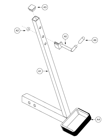 Pride Wishbone Crutch Holder