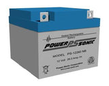 Batería PowerSonic de 12 V y 26 Ah