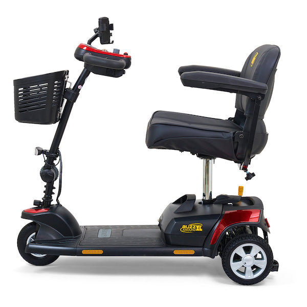 Golden GB121B-STD Standard Buzzaround XL 3 Wheel Travel Mobility Scooter