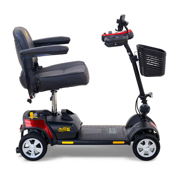 Golden GB124A-STD Buzzaround XL 4 Wheel Full Suspension Travel Mobility Scooter