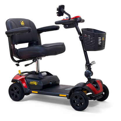 Golden GB124A-SHZ-Buzzaround XL 4 Wheel Heavy Duty Full Suspension Travel Mobility Scooter