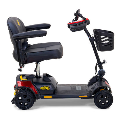 Golden GB124A-SHZ-Buzzaround XL 4 Wheel Heavy Duty Full Suspension Travel Mobility Scooter