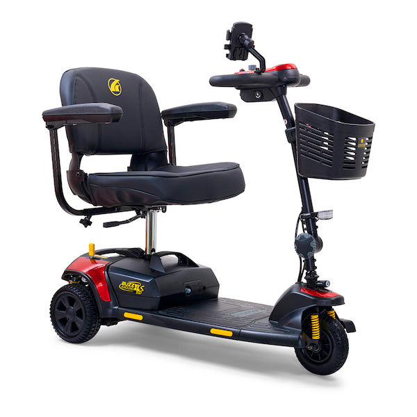 Golden GB121C-SHZ-Buzzaround XL 3 Wheel Heavy Duty Full Suspension Travel Mobility Scooter