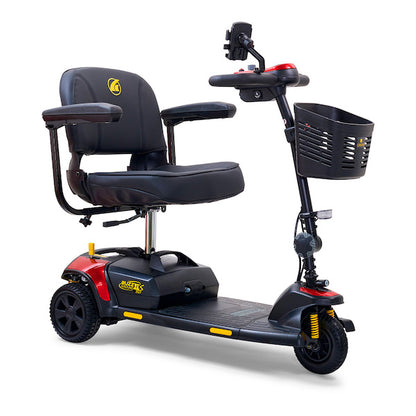 Golden GB121C-SHZ-Buzzaround XL 3 Wheel Heavy Duty Full Suspension Travel Mobility Scooter